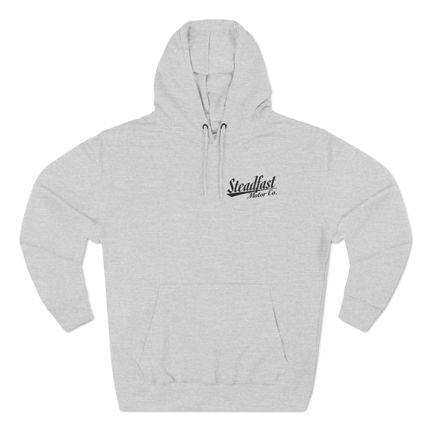 Winged skull pullover hoodie