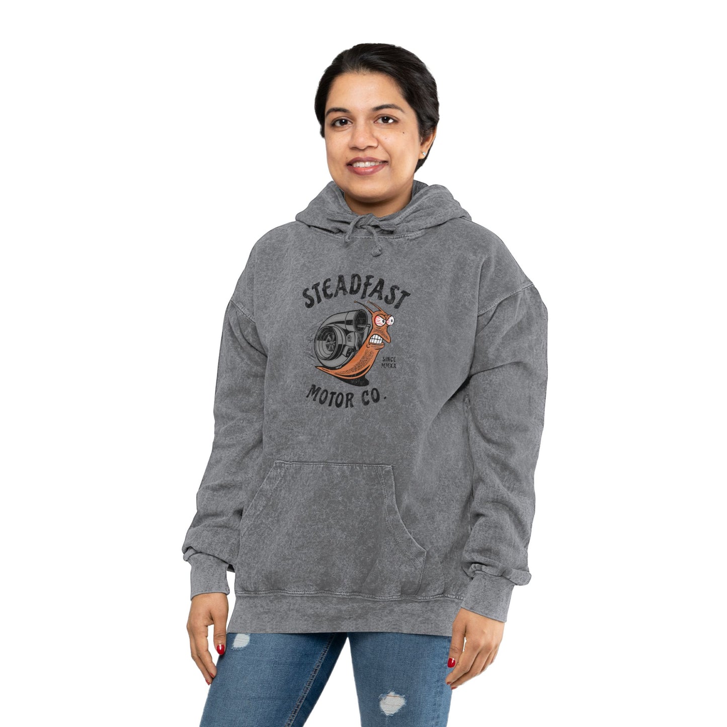 Snail’s Pace Unisex Mineral Wash Hoodie