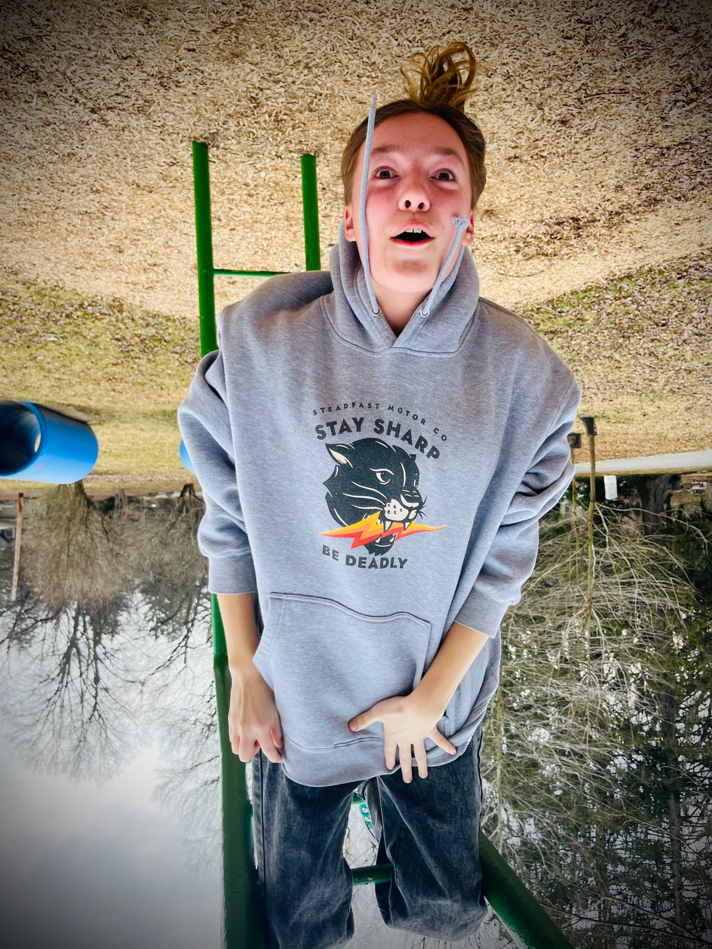 Stay Sharp Be Deadly - Fleece Hoodie