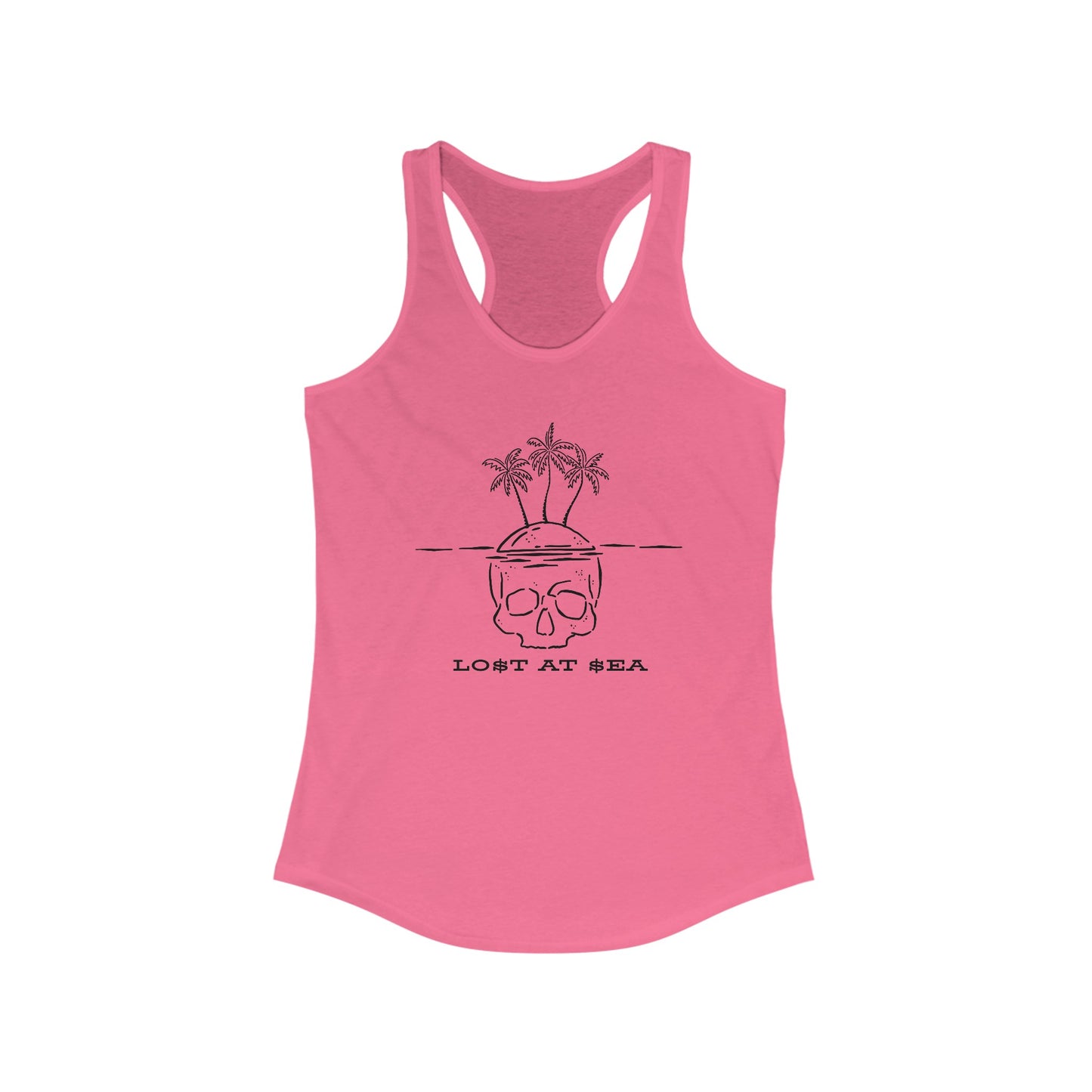 LO$T AT $EA - Women's Racerback Tank