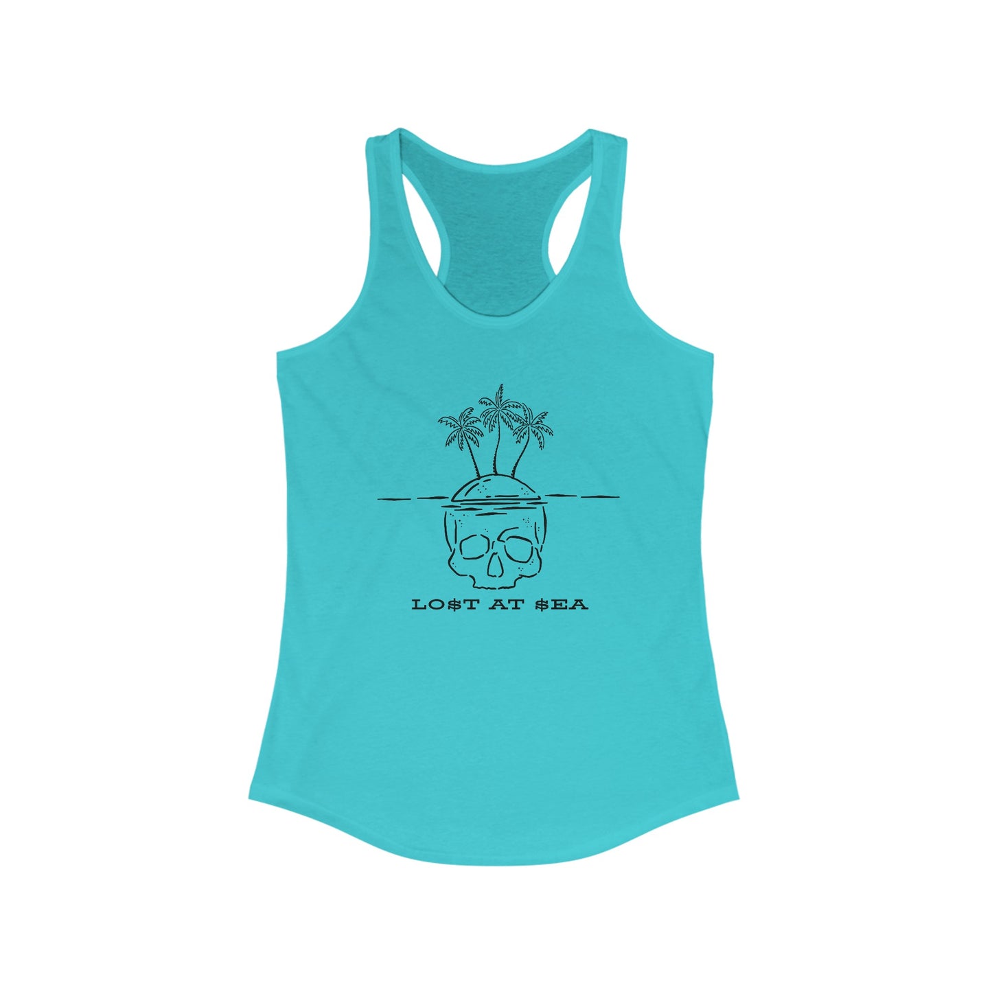 LO$T AT $EA - Women's Racerback Tank