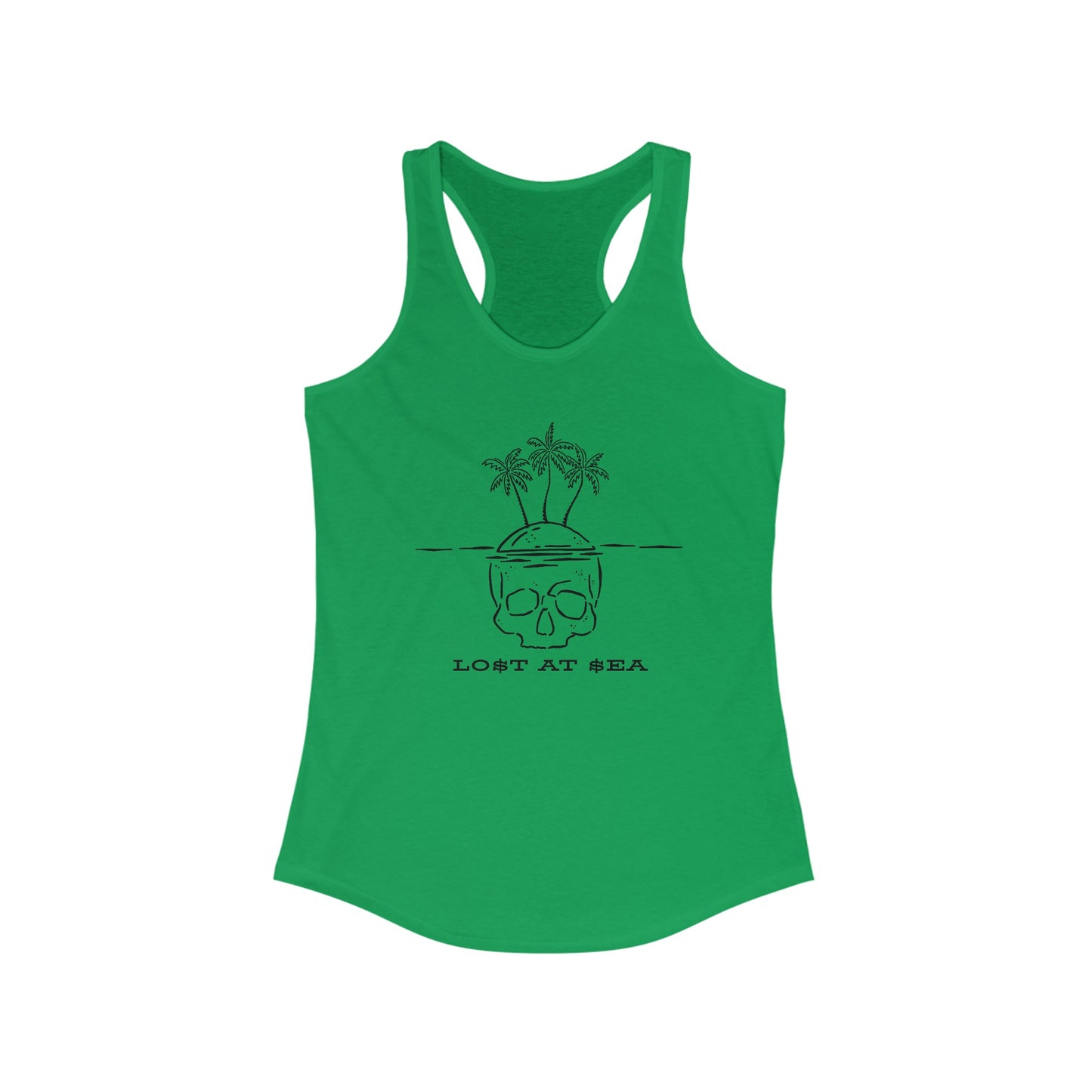 LO$T AT $EA - Women's Racerback Tank