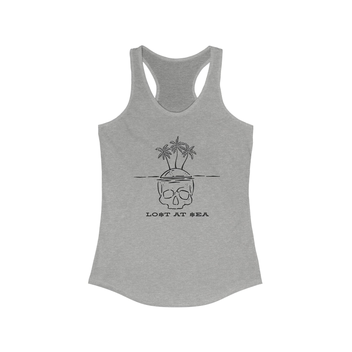 LO$T AT $EA - Women's Racerback Tank