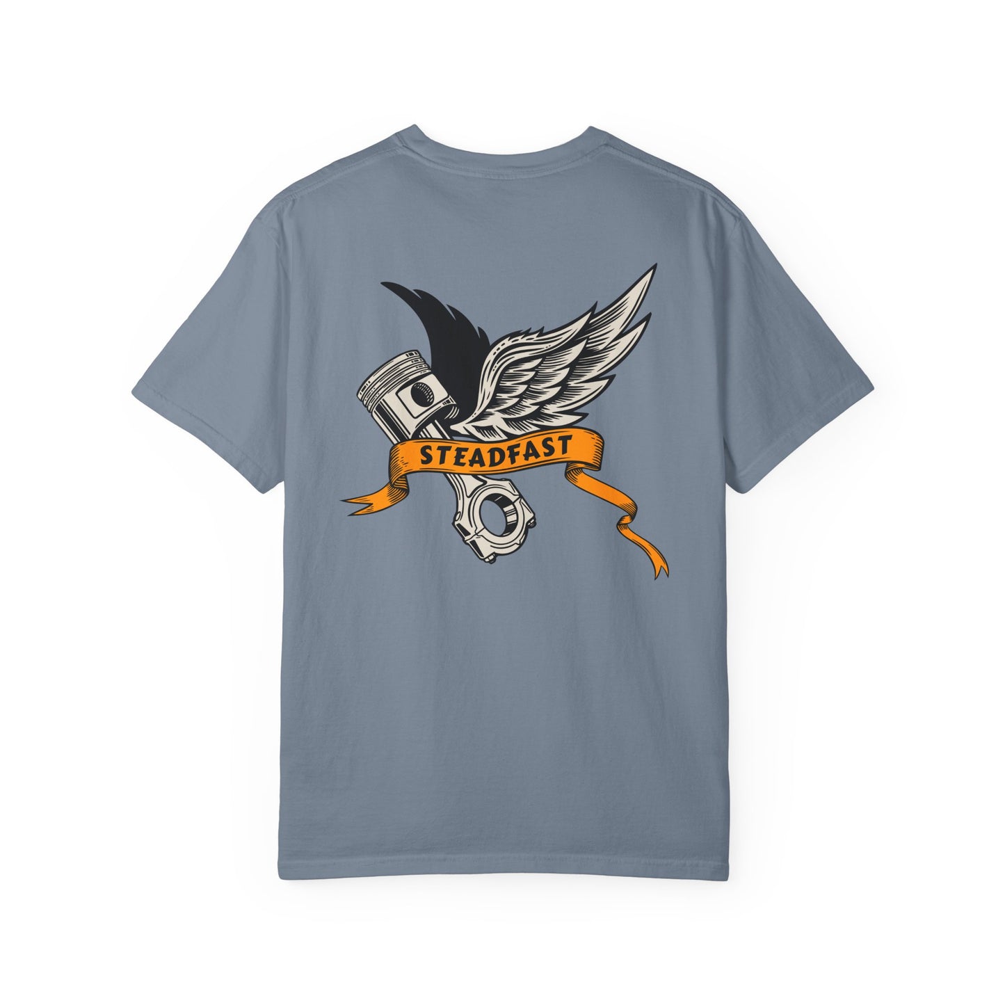 Steadfast Winged Piston Graphic T-Shirt