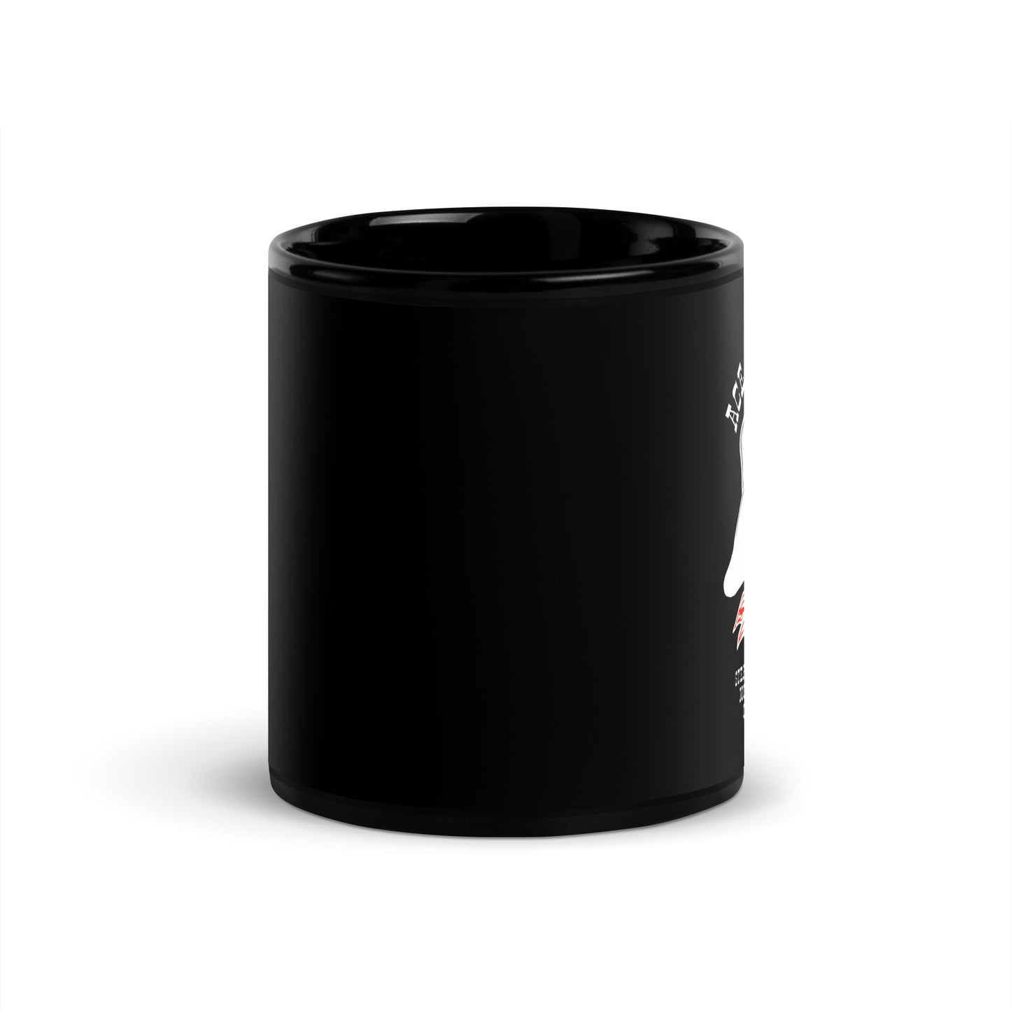 Ace in the Hole Black Glossy Mug