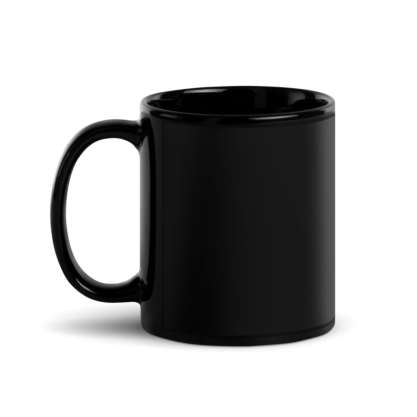 Ace in the Hole Black Glossy Mug